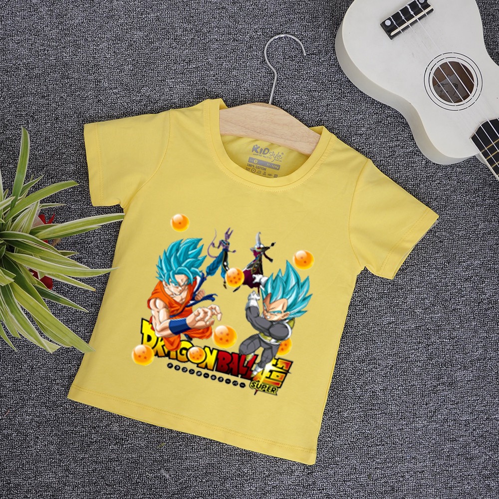 áo thun bé trai songoku dragonball 7 viên ngọc rồng bé trai nhân vật anime dễ thương GK156 cotton co giãn thoải mái