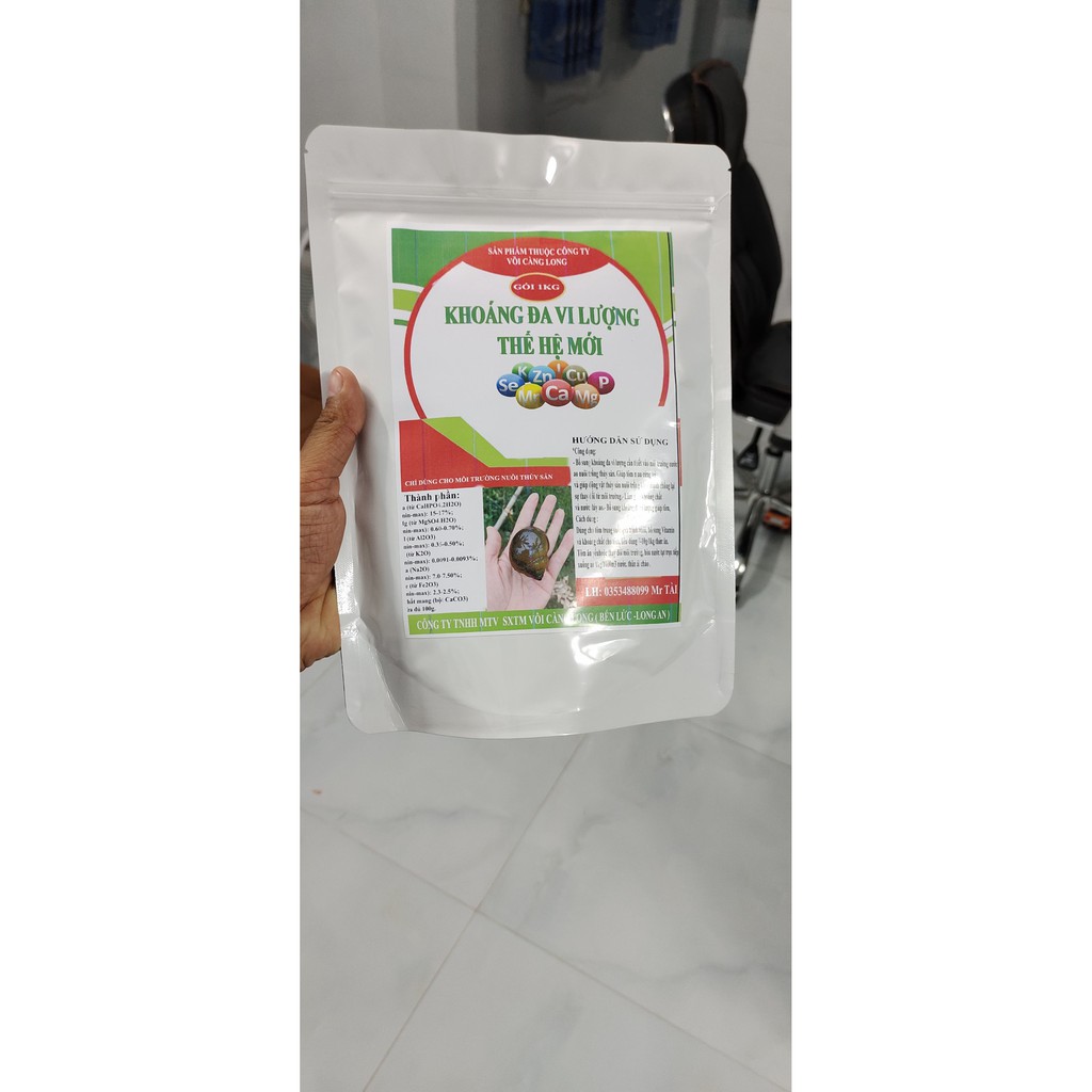 KHOÁNG ĐA VI LƯỢNG CHO THỦY SẢN ĐẶC BIỆT ĐỂ NUÔI ỐC ẾCH CÁ LƯƠN BỔ SUNG KHOÁNG CHẤT CẦN THIẾT CHO AO NUÔI THỦY SẢN