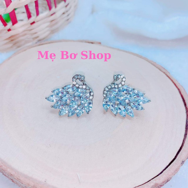 Bông Tai Dáng Dài Hình Cánh Hoa Đơn Giản Phong Cách Hàn Quốc