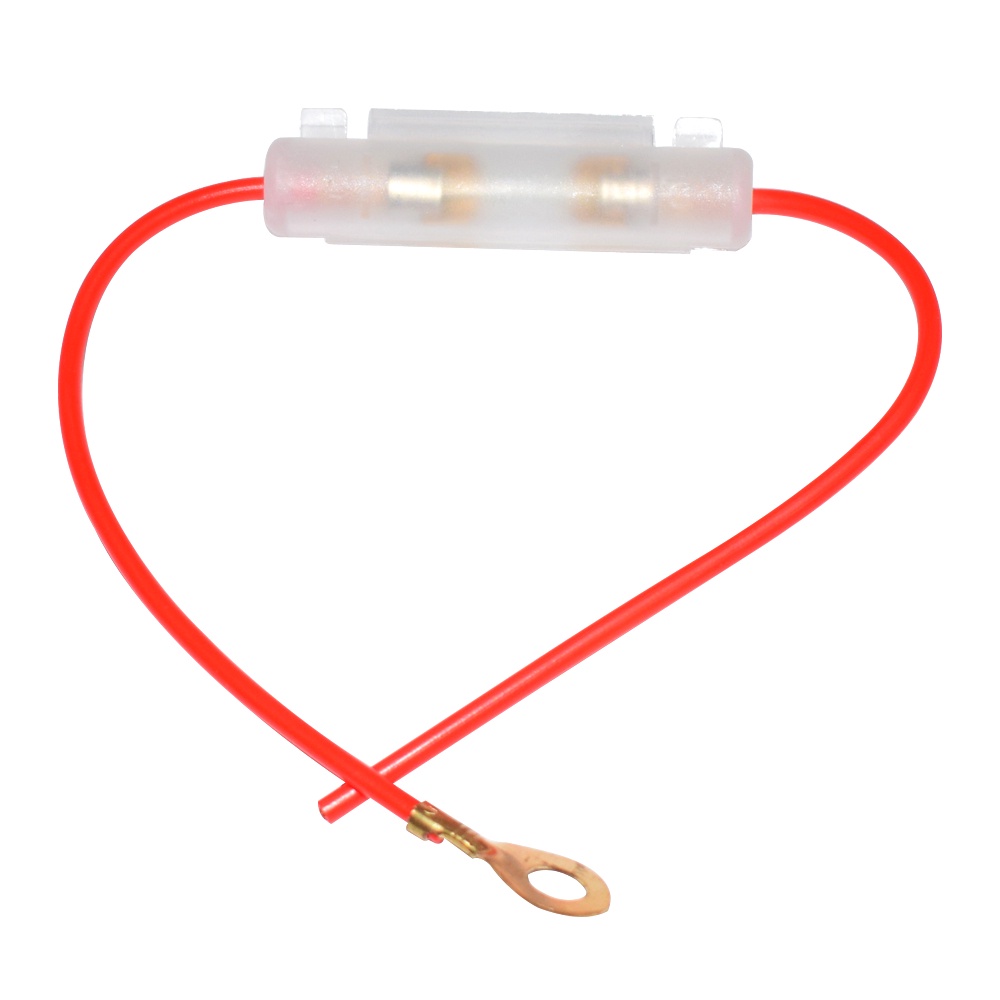 Set 2 Cầu Chì Thủy Tinh 6x30mm 0-250V Có Cầu Chì Bằng Đồng + Dây Đồng Cho Xe Máy