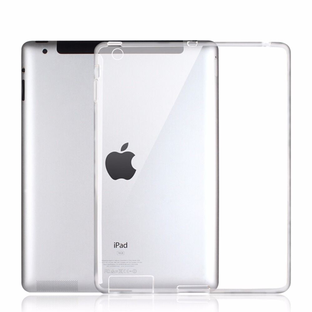 Ốp silicon iPad 2/3/4 Trong suốt (dùng chung)