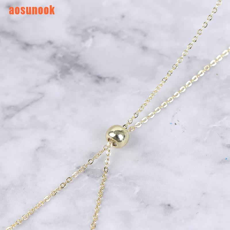 Vòng Cổ Choker Đính Đá Pha Lê Xanh Trắng Cổ Điển