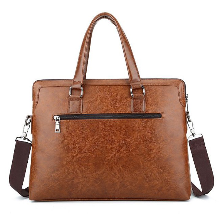 Cặp sách Jeep chất liệu da pu trơn loại 1 siêu bền , cặp sách nam da cao cấp giá rẻ | BigBuy360 - bigbuy360.vn