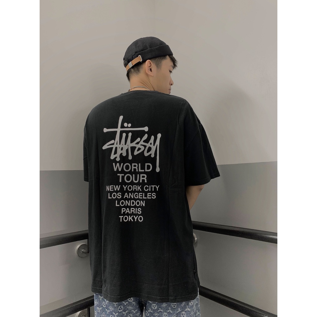 Áo phông Stussy họa tiết World Tour bản Úc