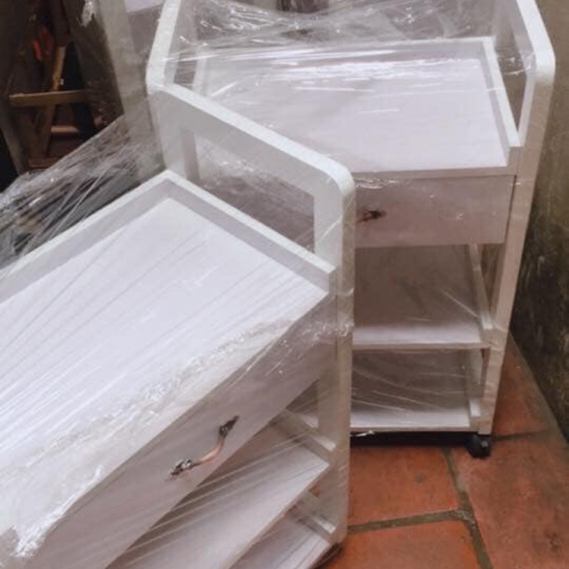 Xe đẩy gỗ- kệ spa