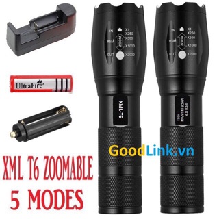 Đèn pin siêu sáng Police XML -T6 (Made in Japan)