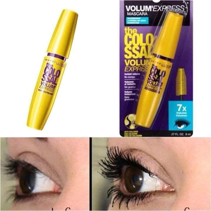 Mascara Làm Dày Và Dài Mi Maybelline Colossal Volum Express Waterproof 7x 8ml