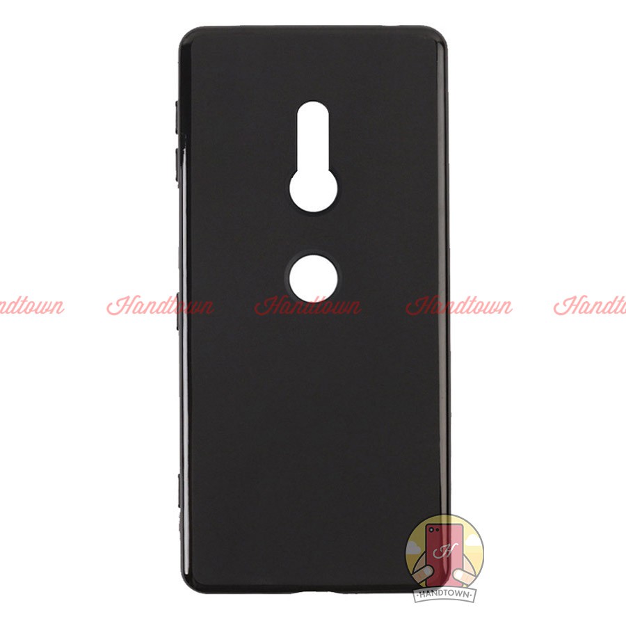 Ốp Lưng TPU Sony Xperia XZ1 XZ2 XZ3 SonyXZ1 Nhựa Dẻo Đen Toàn Bộ Viền Bóng Lưng Nhám Case Chống Va Đập Chống Trầy Xước