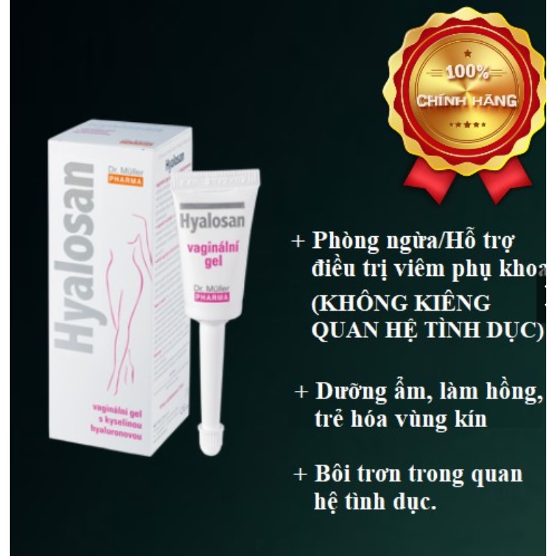 Hyalosan vaginal gel - Giải pháp không kháng sinh điều trị viêm phụ khoa