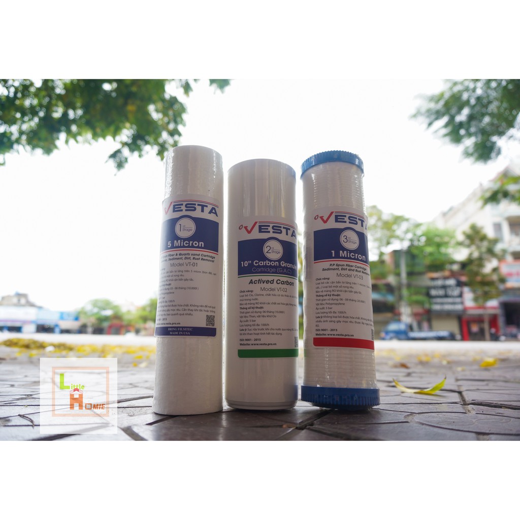 Lõi Lọc cao cấp Vesta, chính hãng nguyên bộ 3 lõi lọc. | BigBuy360 - bigbuy360.vn