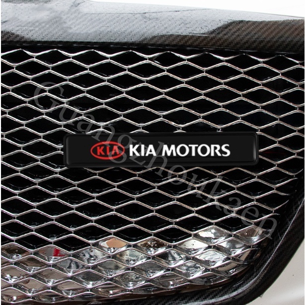 KIA Logo Đèn LED Trang Trí Mui Xe Hơi  Chất Lượng Cao Morning Seltos Carnival Sonet K3 Soluto Sorento Sedona Cerato Rondo K5 Optima