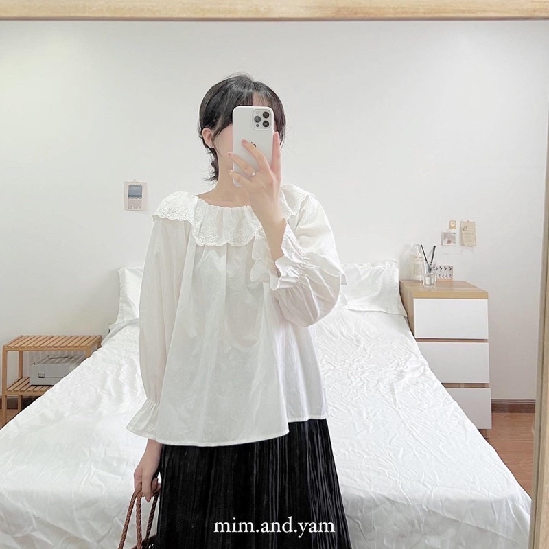 Áo đũi phối ren