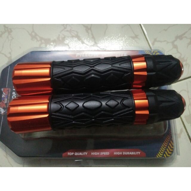 Bộ bao tay xe máy Pillow gù crôm cam hàng nhập thái