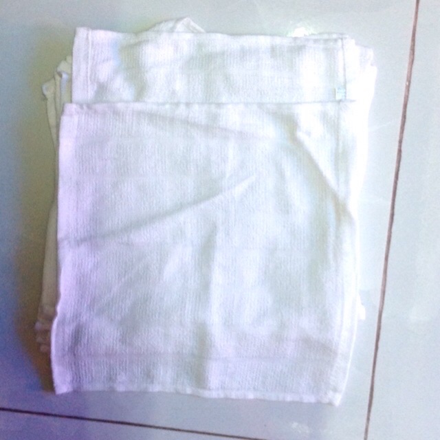 Combo 10 khăn vuông trắng