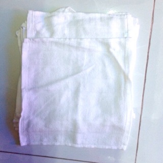 Combo 10 khăn vuông trắng