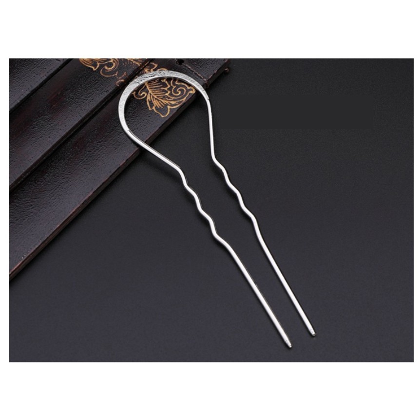 Cán Trâm Chữ U Gợn Sóng Màu Vàng 11cm - Triền hoa quấn / cuốn chỉ - Bách hóa Na na Handmade DIY