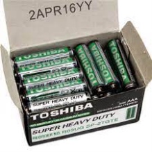 Hộp 40 viên pin Toshiba tiểu loại AAA, dùng điều khiển, đồ chơi cho bé, pin đũa, pin nhí, tiểu A Lá Kids