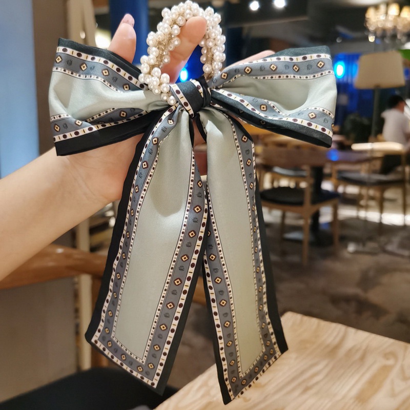 Dây Cột Tóc Ruy Băng Thắt Nơ Cổ Điển Cho Nữ dreamdiary