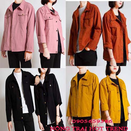 Áo khoác cặp, đôi kaki nam nữ phong cách 2020 đủ size đủ mẫu [HÀNG TREND 2020]