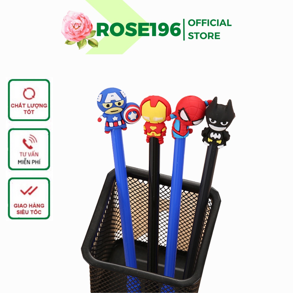 Bút bi nước siêu anh hùng cực dễ thương ROSESHOP (C27)