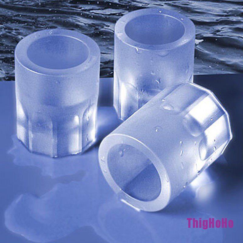 Khuôn silicon làm đá hình ly nước độc đáo thiết kế chia 4 ngăn tiện dụng