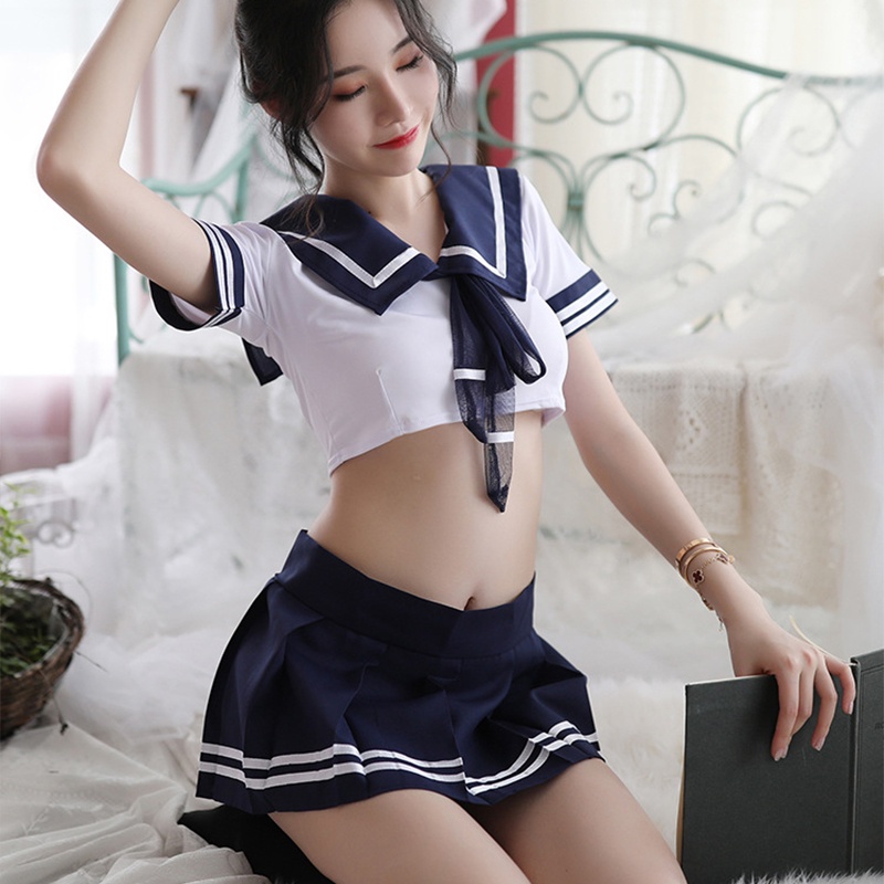 Váy ngủ Cosplay học sinh ngoan ngoãn