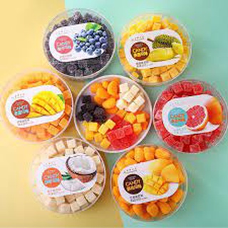 SET 2 HỘP KẸO DẺO NHÂN SỮA CHUA HOA QUẢ THƠM NGON SANG CHẢNH HỘP 365G - Siêu hot