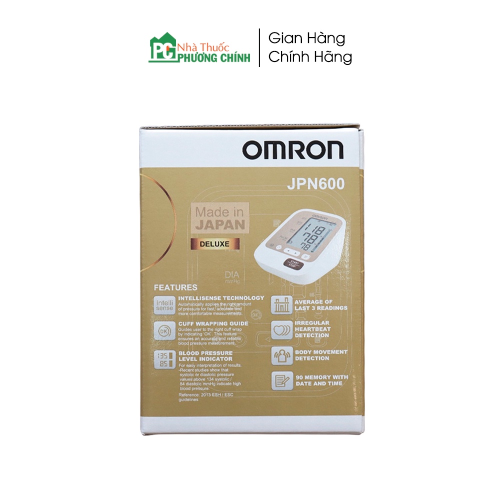 Máy Đo Huyết Áp Omron JPN600 Chính Hãng - Chính Xác, Nhanh Chóng, Dễ Sử Dụng