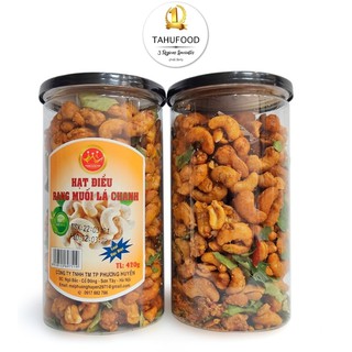 Điều Rang Muối Lá Chanh - Hạt Điều Rang 410g Hương Vị Độc Đáo - TAHUFOOD