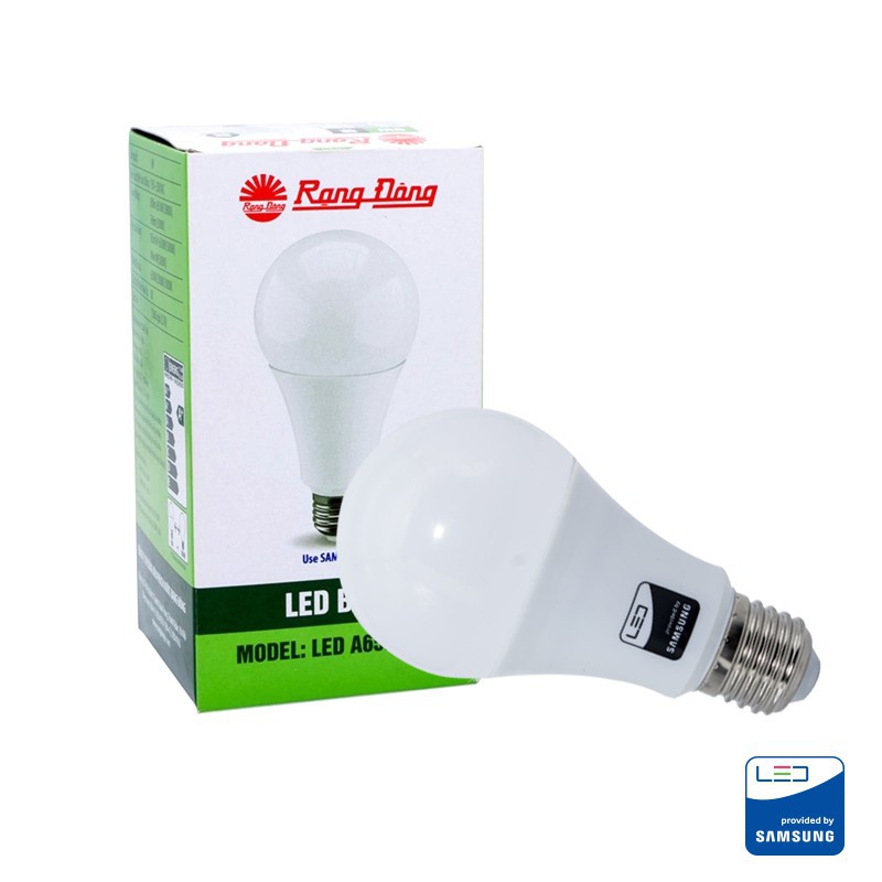 Bóng đèn LED BULB tròn RẠNG ĐÔNG chống nước BẢO HÀNH 2 NĂM