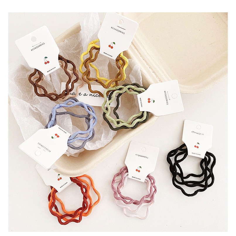 Dây thun buộc tóc thiết kế dễ thương không làm đau tóc dành cho bé gái