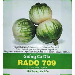 Hạt Giống Cà Dĩa 709