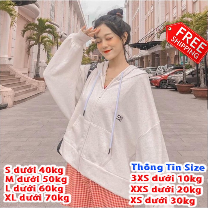 Áo hoodie,áo khoác hoodie nỉ nam nữ chất thun nỉ mềm mịn from rộng OHOH ( có khóa kéo)