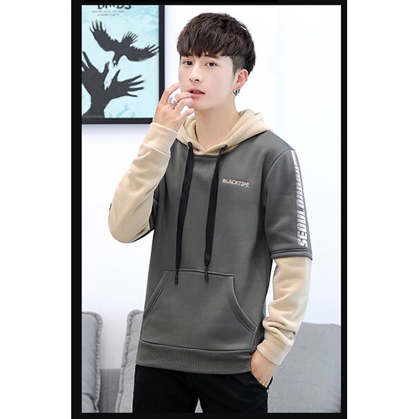 🔝ÁO HOODIE🍁FREESHIP🍁🌠ÁO KHOÁC HOODIE NAM PHỐI TAY 3 MÀU🌠🌠 | BigBuy360 - bigbuy360.vn