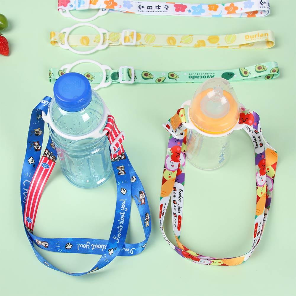 1 Dây Đeo Bình Nước In Hình Hoạt Hình Dễ Thương