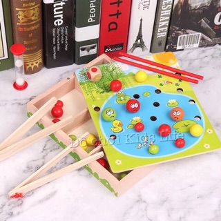 Đồ Chơi Giáo Dục - Bộ Đồ Chơi Gắp Bi - Giáo Cụ Montessori