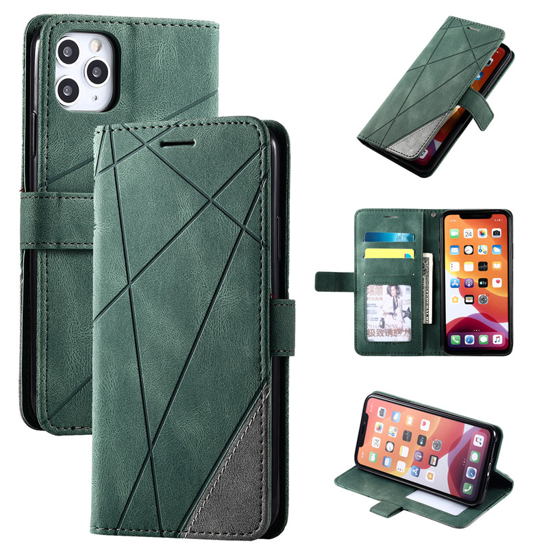 Ốp điện thoại da gập đựng thẻ ví cho for iPhone 12 Mini 11 Pro XS Max XR X SE 2020 8 7 Plus I11+