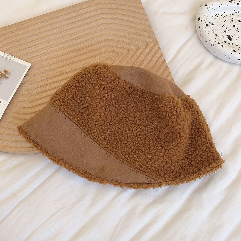 Nón Tai Bèo Chất Liệu Len Lông Cừu Dày Dặn Màu Trơn Phong Cách Hàn Quốc Thời Trang Thu Đông Cho Nữ