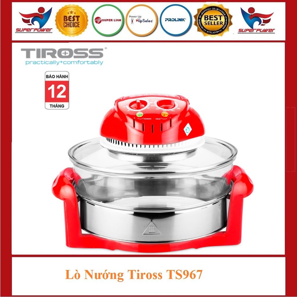 [Mã 254ELSALE giảm 7% đơn 300K] Lò nướng halogen Tiross TS967