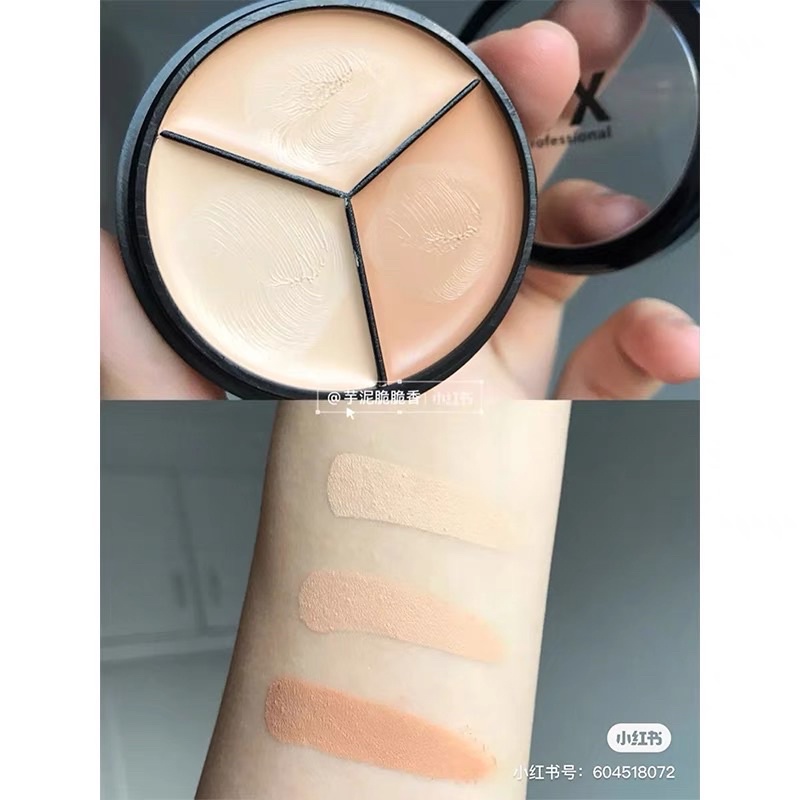 Kem Che Khuyết Điểm Cao Cấp Dupe Pony Effect JIX Không Thấm Nước, Lâu Trôi Tripple Cover Concealer