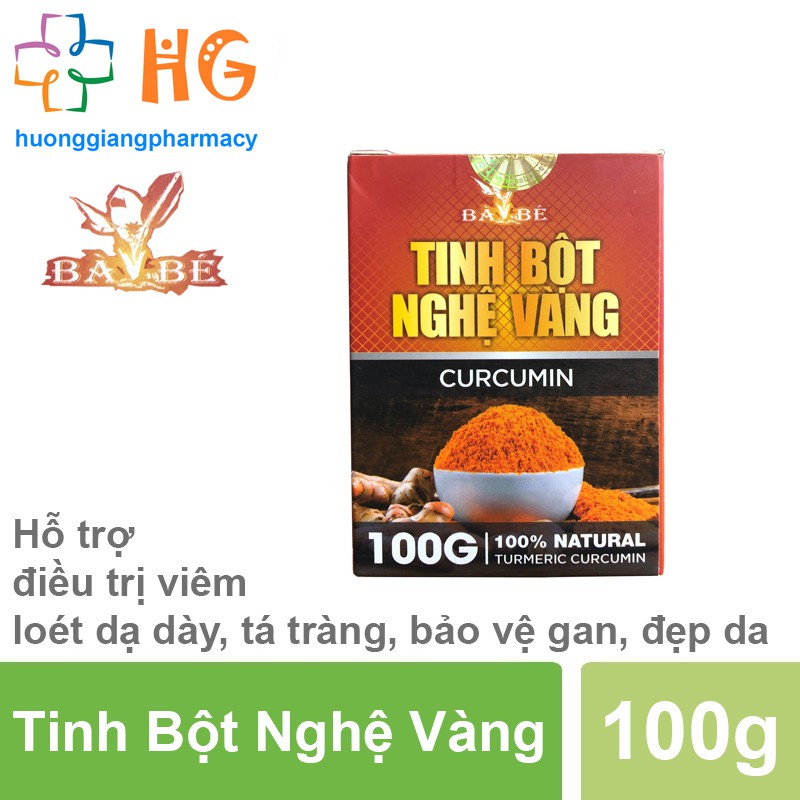 Tinh Bột Nghệ Vàng Bà Bé (Lọ 100g)