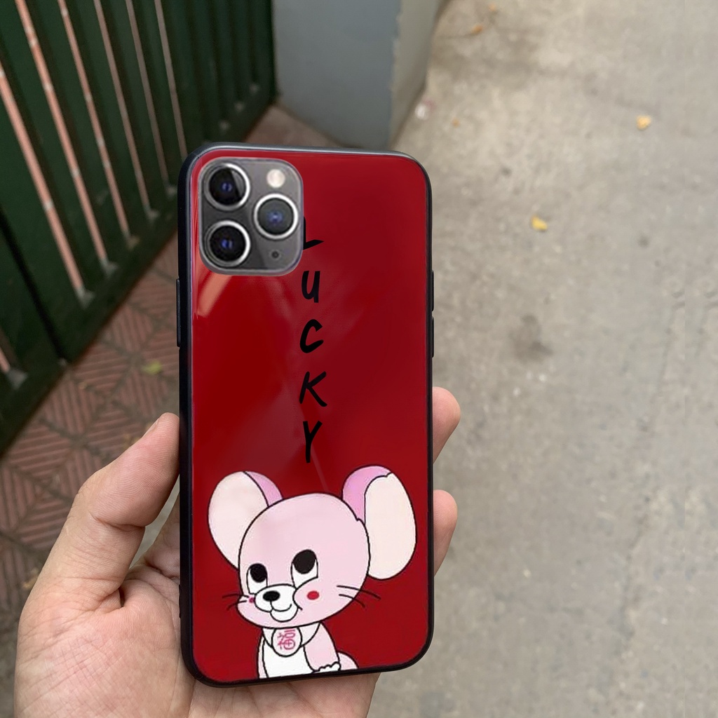 Ốp lưng iphone kính chuột jerry case 14plus 14 pro max 13 12 promax 11 mini 6 6s 7 8 plus x xr xs Se