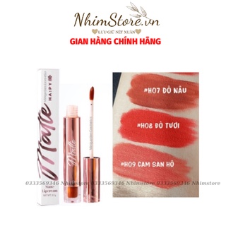Son kem lì hapy siêu lì kháng nước không trôi - son happy matte lipcream