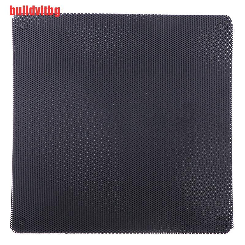 {buildvitbg}5x 14cm Computer Mesh PVC PC Fan Dust Filter Dustproof Case Computer Mesh Cover GVQ