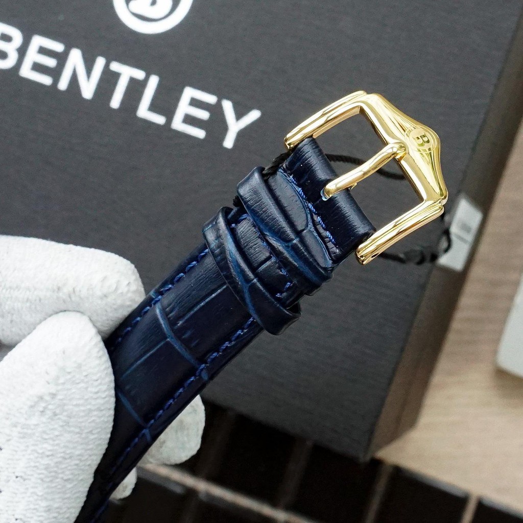 Đồng hồ nam dây da mặt kính chống xước BL1806 BL1806-10 Bentley BL1806-10MKNN