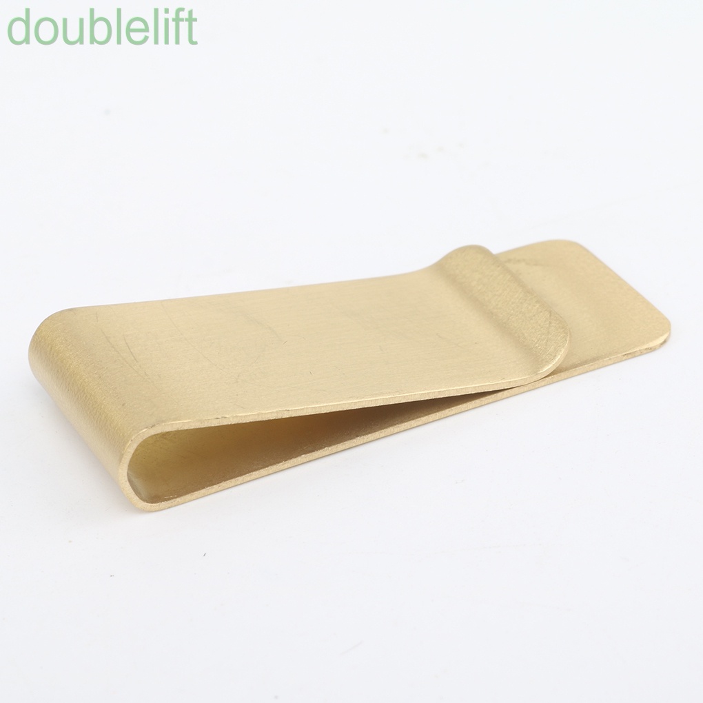 Kẹp tiền/thẻ tín dụng bằng thép không gỉ màu vàng