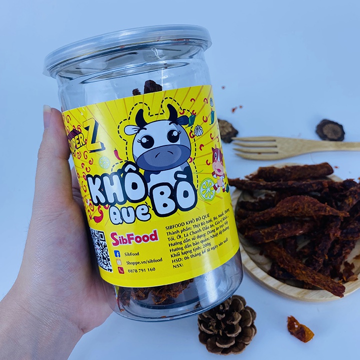 Khô bò que 200g - SibFood - SZ0201 | BigBuy360 - bigbuy360.vn