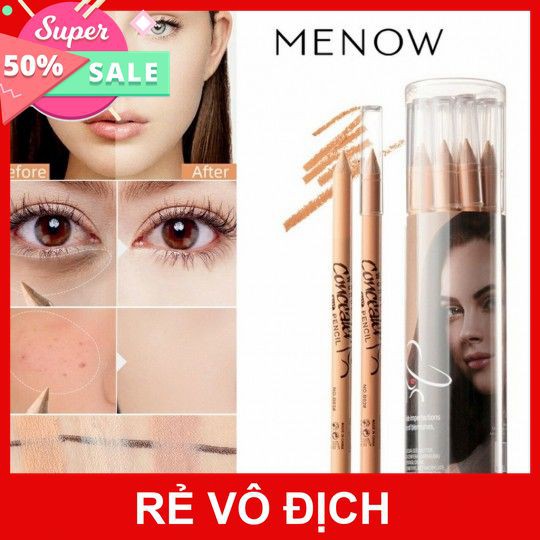 [GS][FREESHIP] BÚT CHE KHUYẾT ĐIỂM MENOW - FIX MAKEUP [HCM]