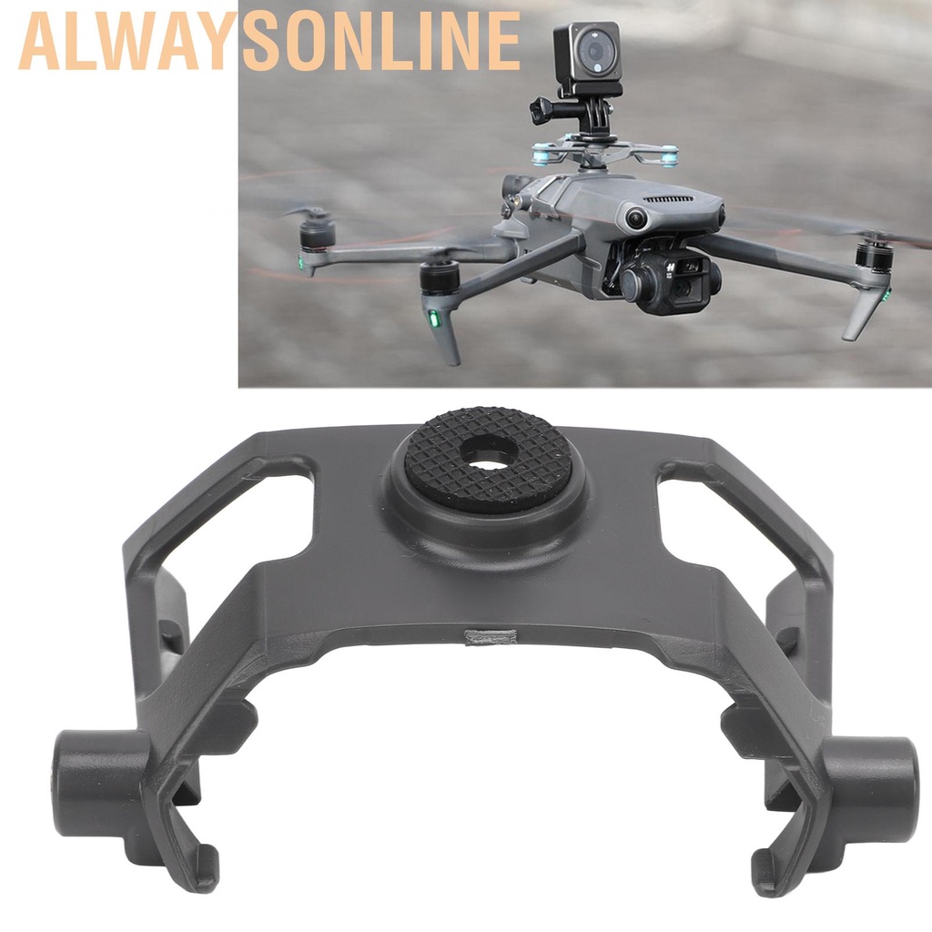 Alwaysonline Extension Bracket Camera Fixed Holder Mount with 1/4 Screw for DJI Mavic 3 to Expand OSMO Pocket 2 Action