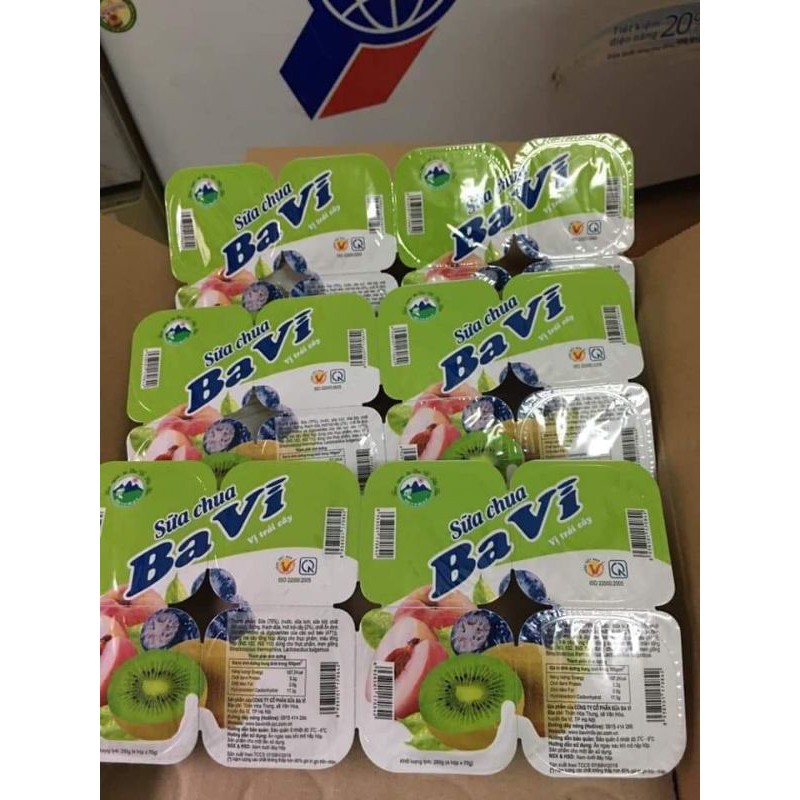 sữa chua ba vì trái cây chỉ 3.1k/ hộp